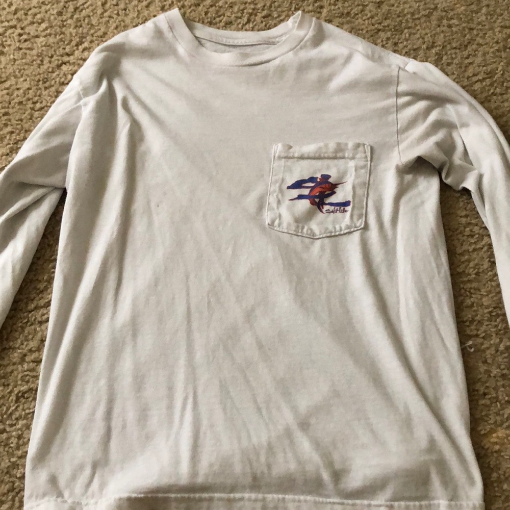 men’s small Salt life long sleeve shirt